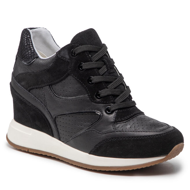 Sastre chocolate Pack para poner Sneakers Geox D Nydame A D250QA 08522 C9999 Black • Www.zapatos.es
