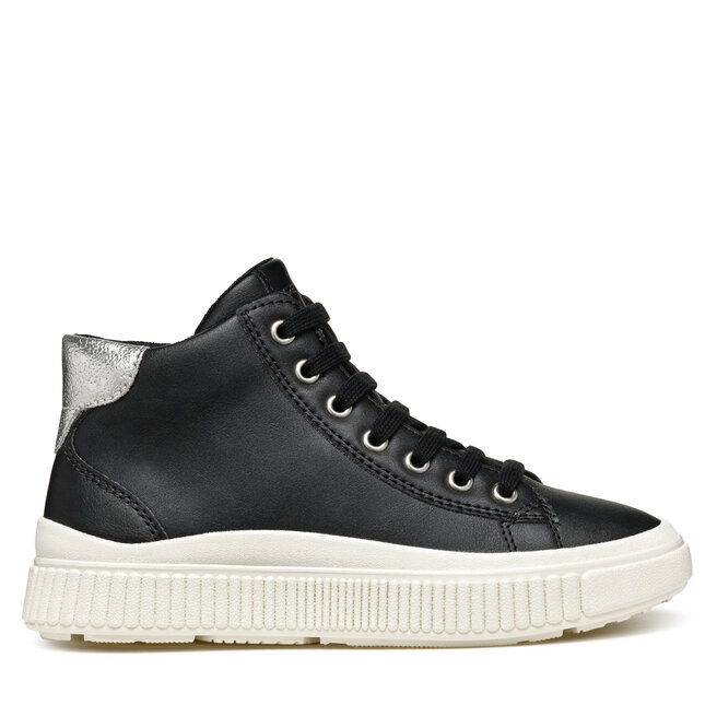 Sneakersy Geox J Laquinny Girl J46M3F 000BC - S Czarny