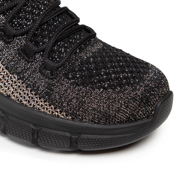 Skechers Pantofi Skechers BOBS SPORT Fall Sparks 117113/BKGD Black/Gold
