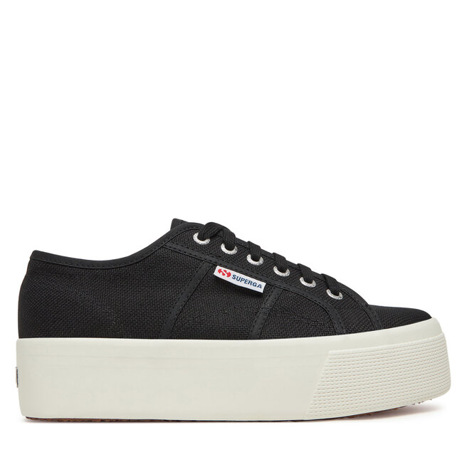 Tenisówki Superga 2790 Platform - Czarny