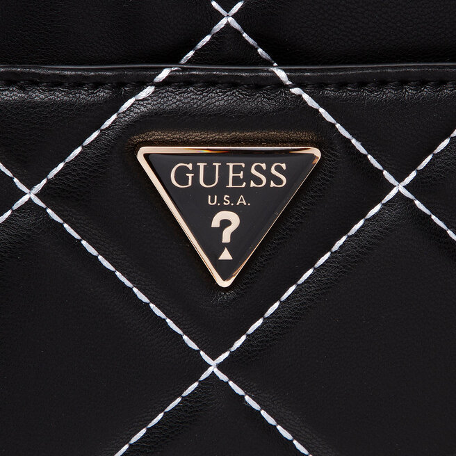 Τσάντα Guess Cessily Top Zip Shoulder Bag HWQC76 79180 BML epapoutsia.gr