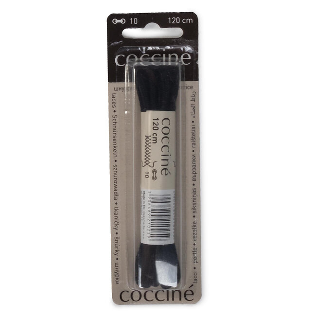 

Шнурівки для взуття Coccine, Чорний