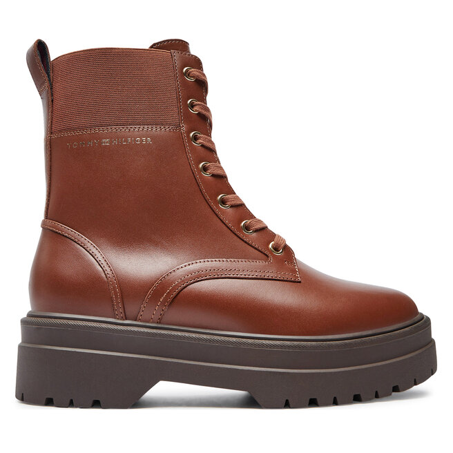 Trapery Tommy Hilfiger - Brązowy