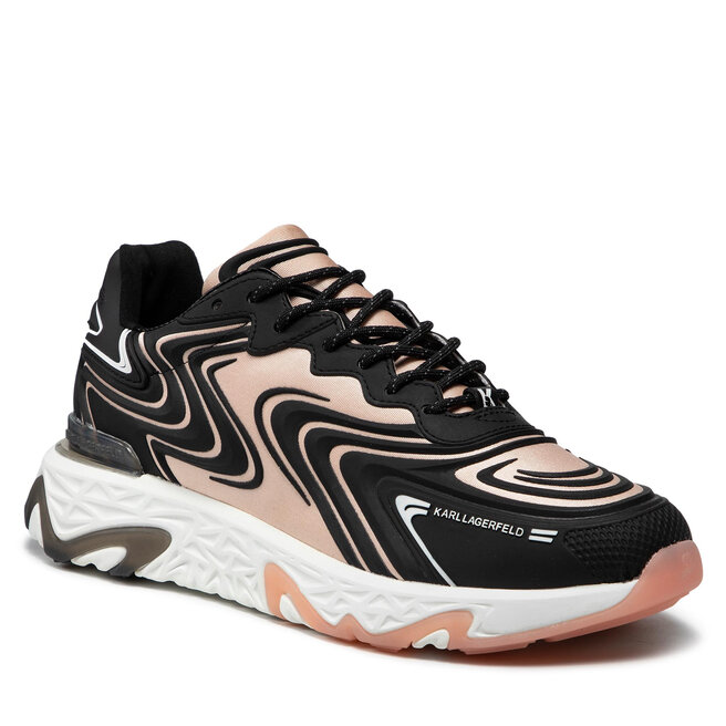KARL LAGERFELD Sneakers KARL LAGERFELD KL62414 Black Synth Text W/Pink