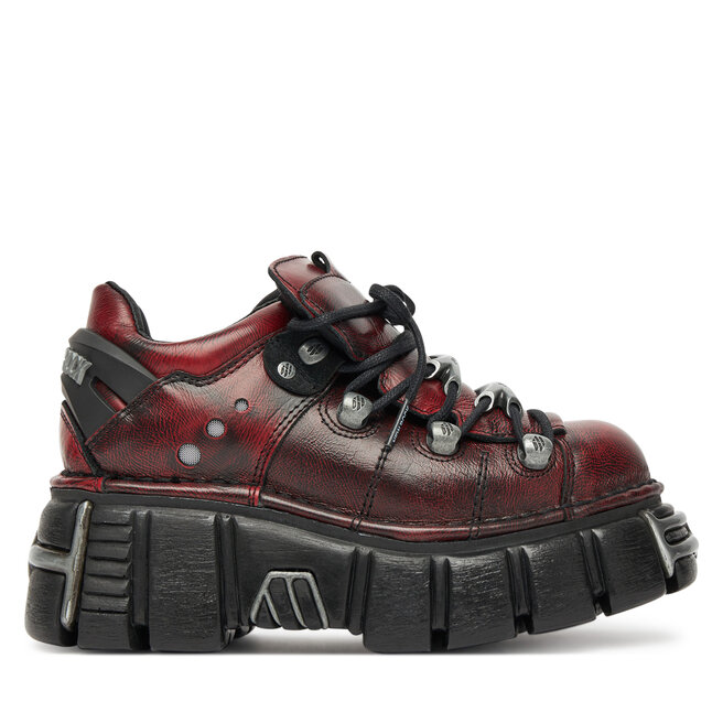 Sneakersy NEW ROCK - Bordowy
