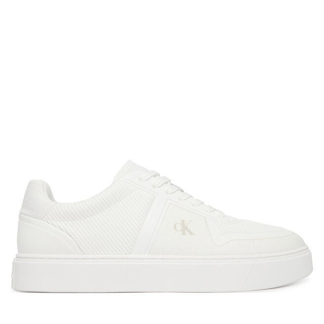 Sneakersy Calvin Klein Classic Cups Laceup Knit HM0HM02130 Biały - męskie