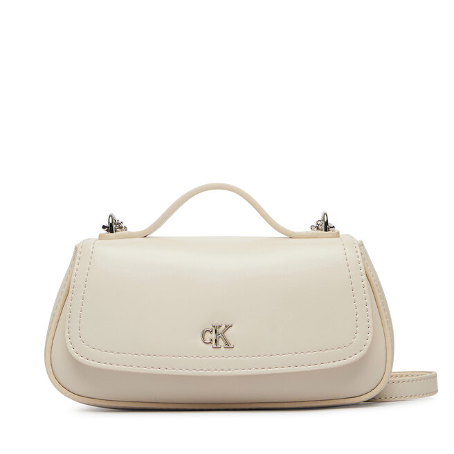 Torebka Calvin Klein LV04F3679G Kremowy -