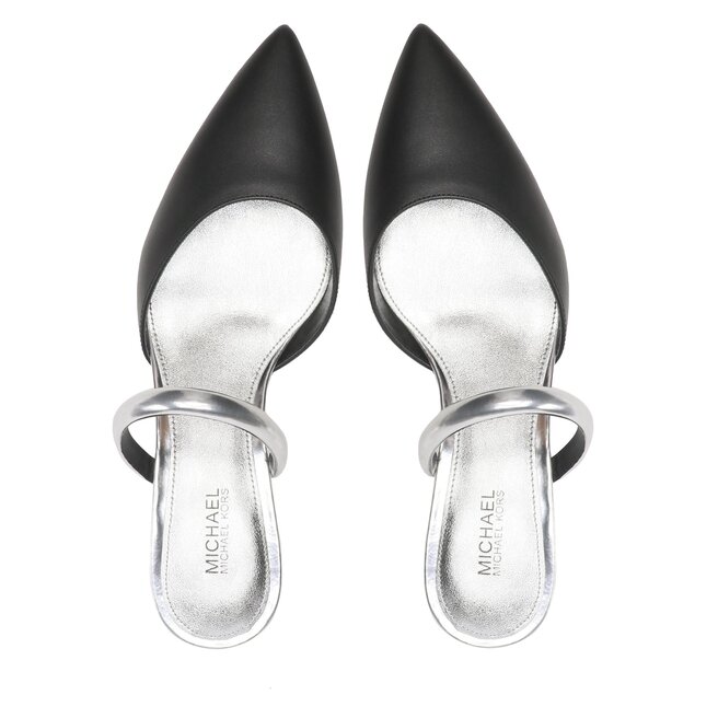 MICHAEL Michael Kors Чехли MICHAEL Michael Kors Jessa 40R3JSMP1L Blk/Silver