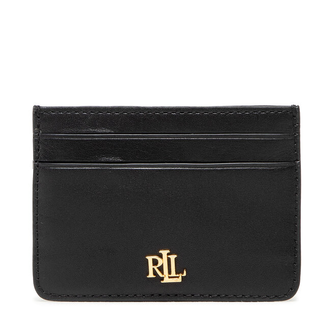Etui na karty kredytowe Lauren Ralph Lauren Slim Card - Czarny