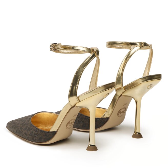 MICHAEL Michael Kors Sandali MICHAEL Michael Kors Imani Pump 40R3IMHP1B Brown/Gold
