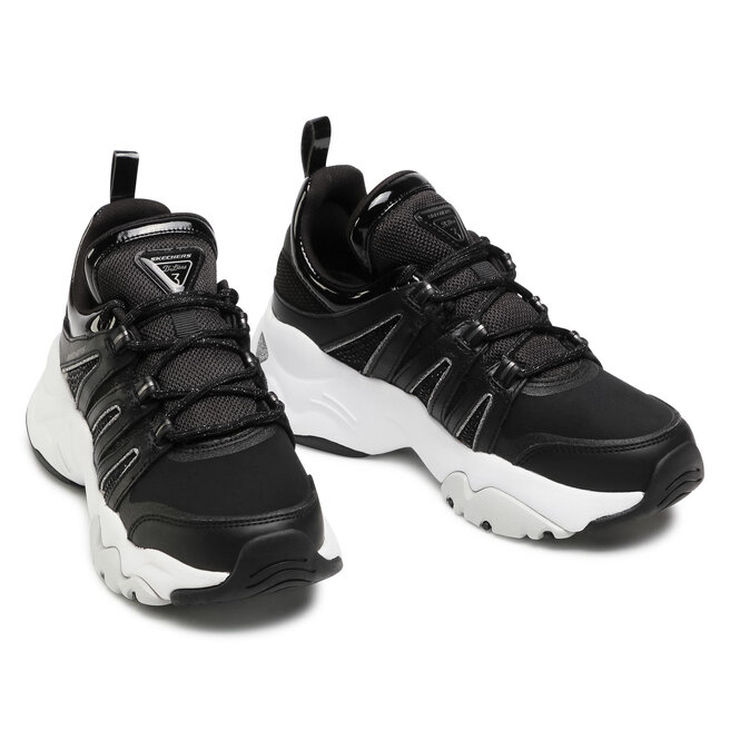 Bocadillo Limpia la habitación sonrojo Sneakers Skechers D'Lites 3.0-Intense Force 12959/BKW Black/White •  Www.zapatos.es