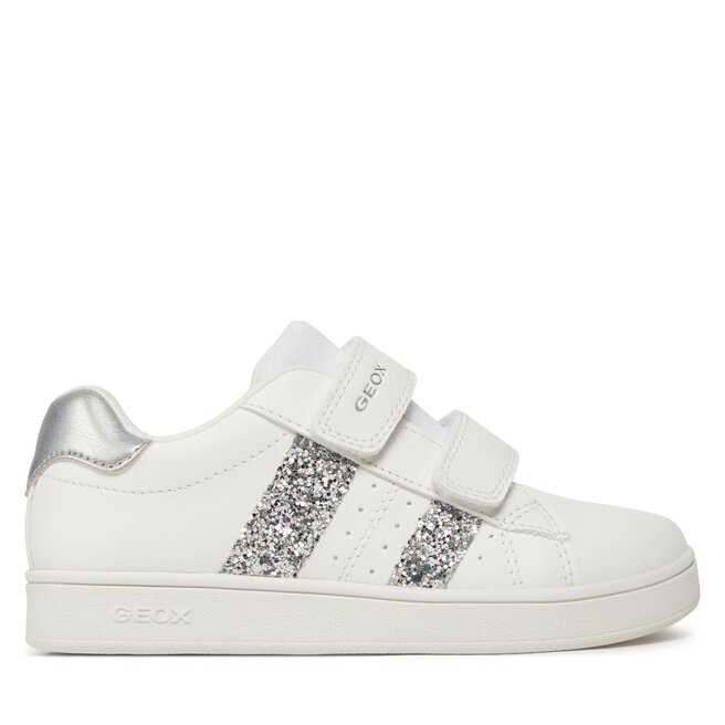 Sneakersy Geox J Eclyper Girl J45LRA 000BC - S Biały