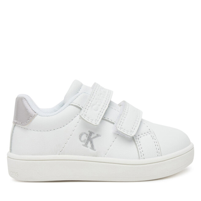 Sneakersy Calvin Klein Jeans Low Cut VelCro - Biały