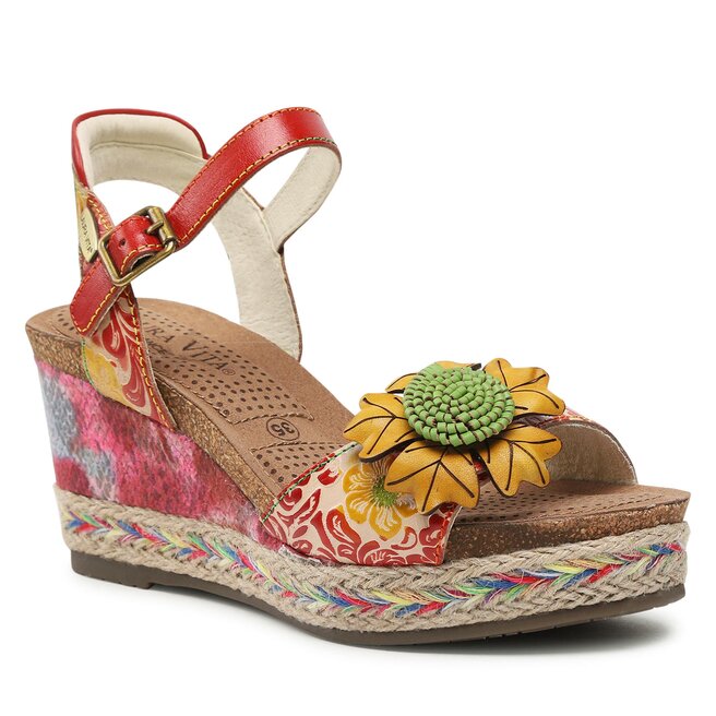 Espadrile Laura Vita Facyo 80 Rougef epantofi-Femei-Șlapi