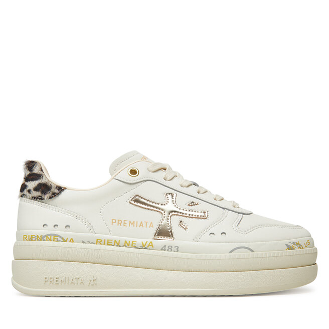 Sneakersy Premiata Micol - Écru