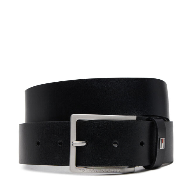 Pasek Męski Tommy Hilfiger Oliver 4.0 - Czarny