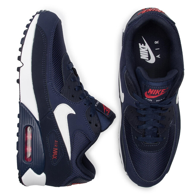 Zapatos Nike Air Max 90 AJ1285 403 Midnight Navy/White • Www.zapatos.es