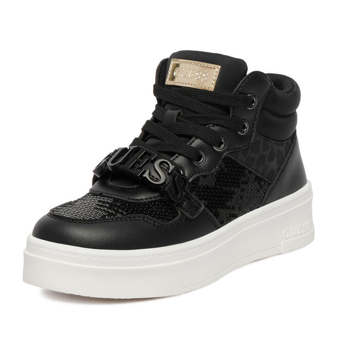 Sneakersy Guess CEOWB-AVO-357-05 Czarny - dziewczęce