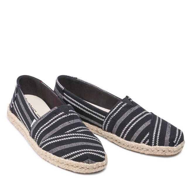 Toms Espadrilles Toms Alpargata Rope 10017852 Black Global Stripe