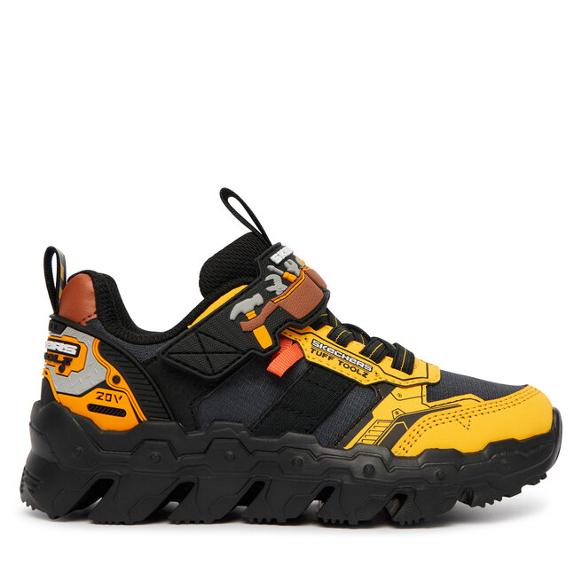 Sneakersy Skechers Mega-Flex Lite - Tuff Toolz 402130L/YLBK Kolorowy - chłopięce