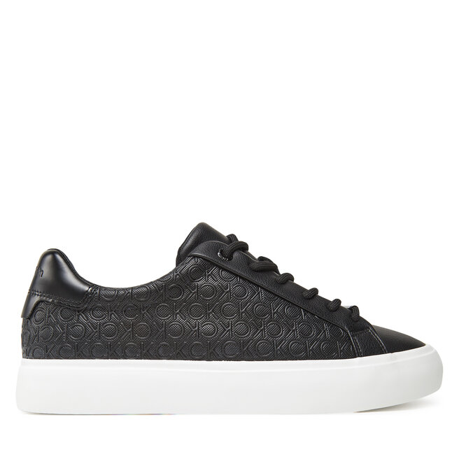 Sneakersy Calvin Klein Vulc Lace Up Mono Pu - Czarny
