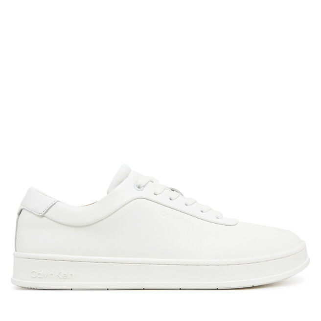 Sneakersy Calvin Klein Low Top Lace Up Oxford Rubb Lth - Biały