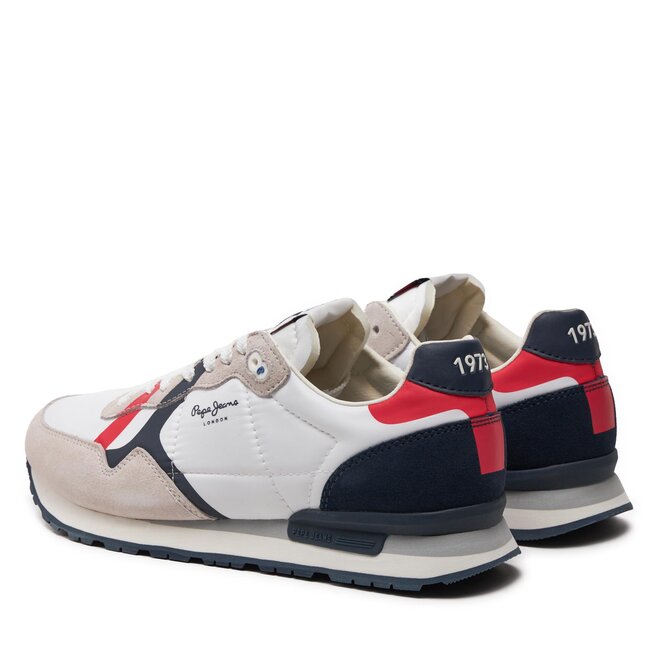Sneakers Pepe Jeans Brit Road M PMS40007 Weiß | eschuhe.de