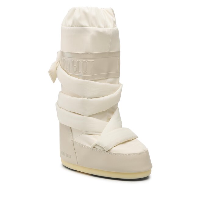 Cizme de zăpadă Moon Boot Icon mega Lace 14028000 Ecru`