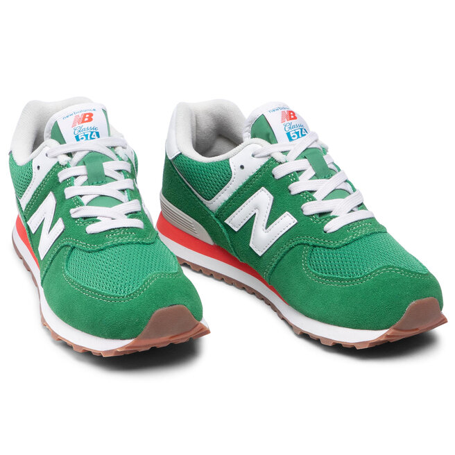 Sneakers New Balance GC574HE2 Vert • Www.chaussures.fr
