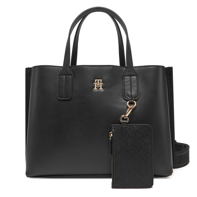 Torebka Tommy Hilfiger Th Distinct Mini Tote - Czarny