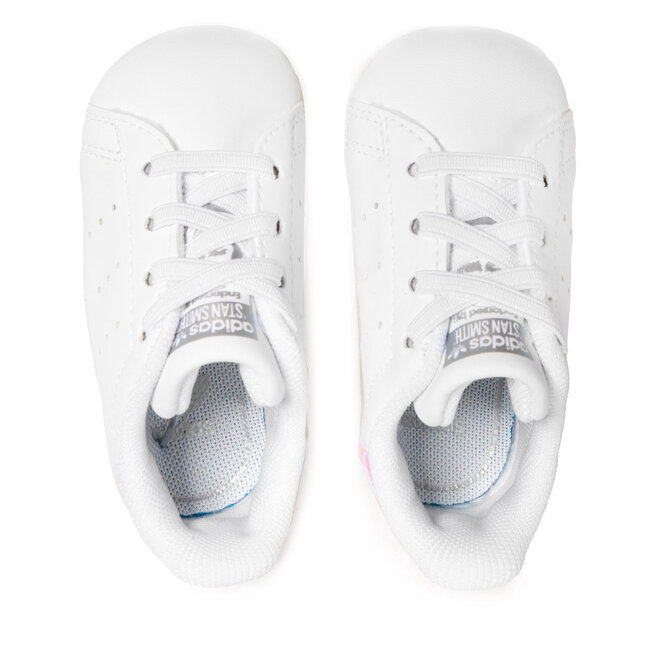 adidas Обувки adidas Stan Smith Crib FY7892 Ftwwht/Ftwwht/Silvmt