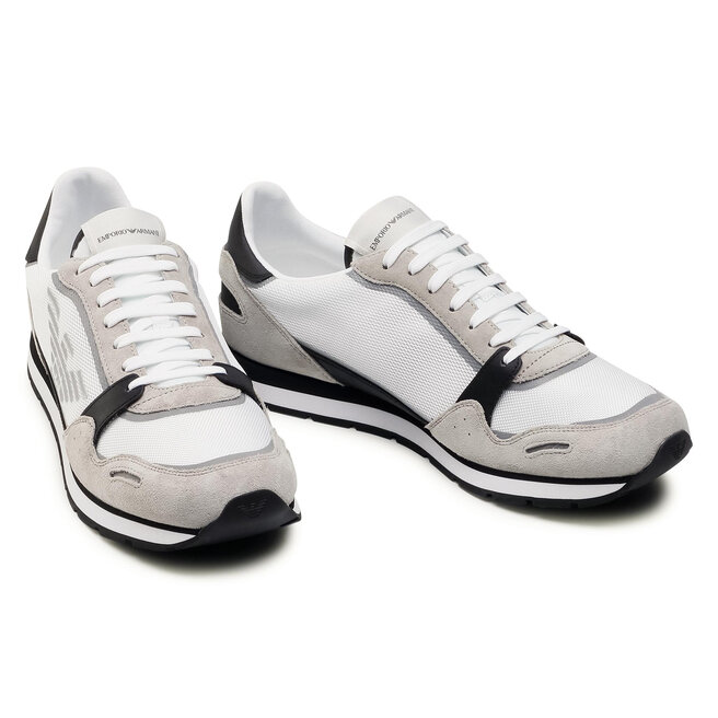 Emporio Armani Sneakers Emporio Armani X4X537 XM678 N638 Plast/Blk/Op.Wht/Blk