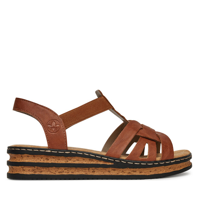 Sandały Rieker CEO-62918-22 Brązowy - kobiece