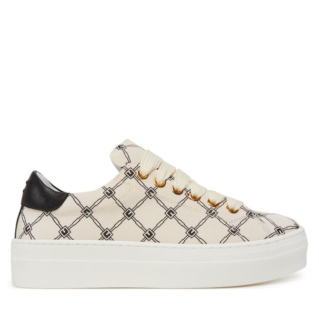 Sneakersy Elisabetta Franchi - Beżowy