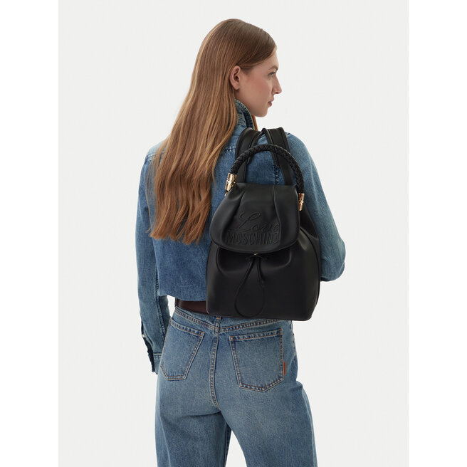Plecak LOVE MOSCHINO JC4224PP0OKA0000 Czarny -