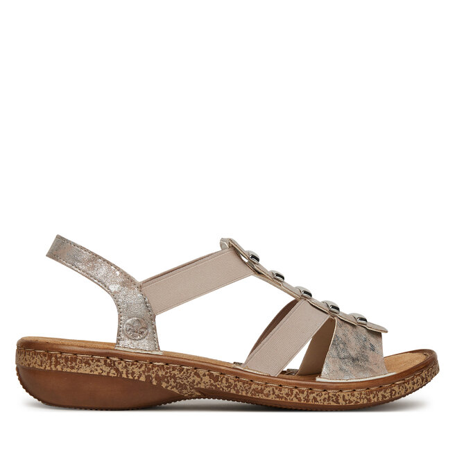 Sandały Rieker CEO-62850-90 Szary - kobiece