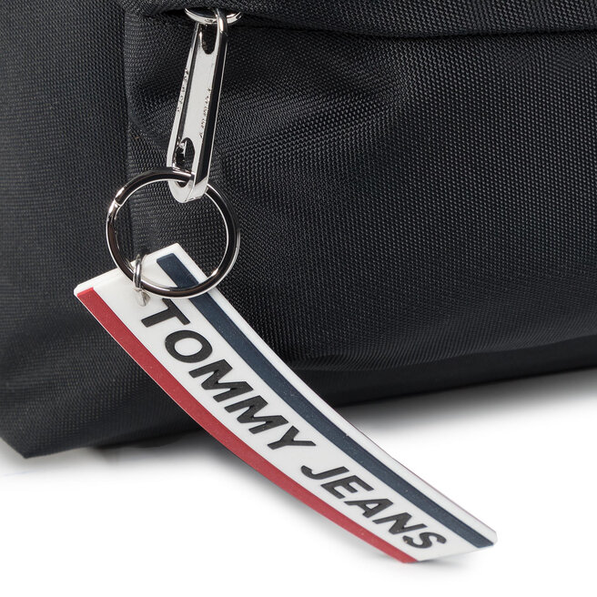Batoh Tommy Jeans Tjw Logo Tape Mini Backpack Nyl AW0AW08051 Černá
