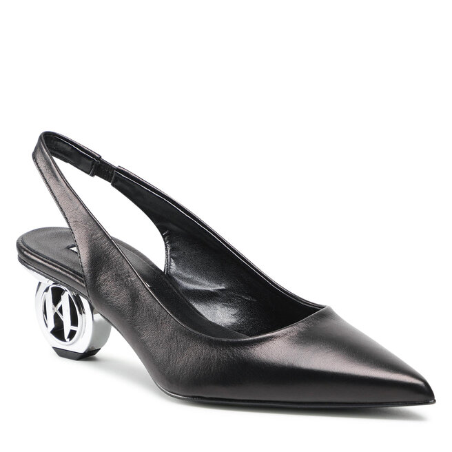Sandale KARL LAGERFELD KL32825 Black Lthr Black imagine noua
