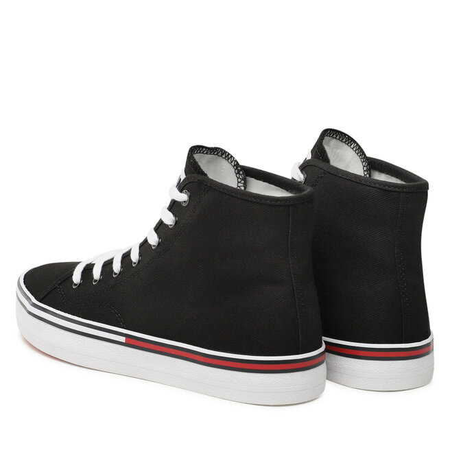 Tommy Jeans Sneakers Tommy Jeans Essential Mid Wmn EN0EN01797 Black BDS