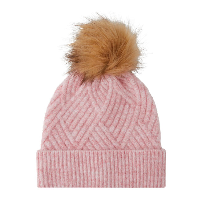 Pieces Čepice Pieces Narika 17128173 Rose Cloud