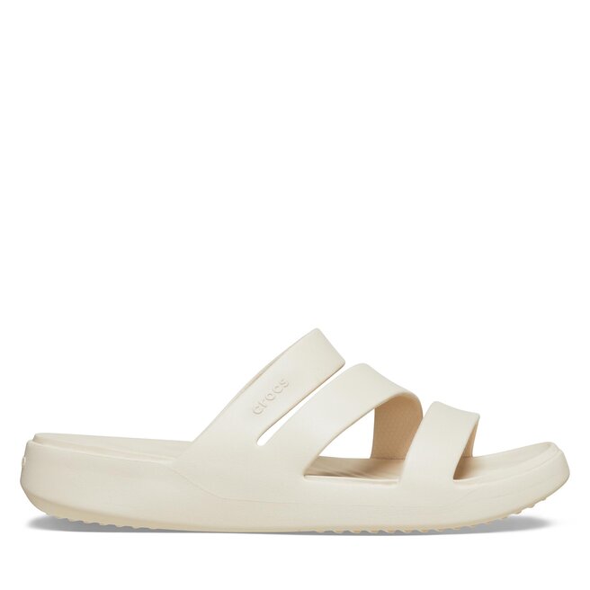 Klapki Crocs Getaway Strappy Sandal W - Écru
