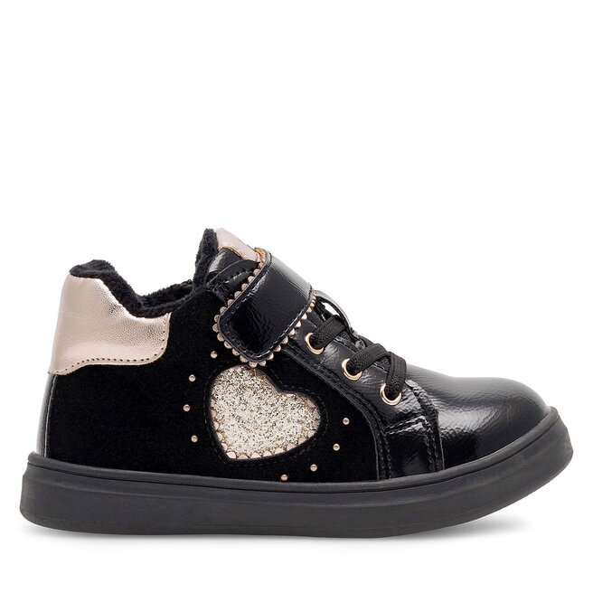 Sneakersy Nelli Blu CM211216-2A Czarny - dziewczęce