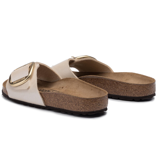 birkenstock madrid big buckle graceful pearl white