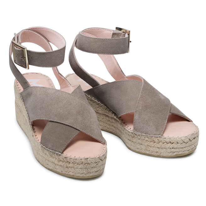 Manebi Еспадрили Manebi Wedges W Belt W 1.9 Wb Vintage Taupe 1
