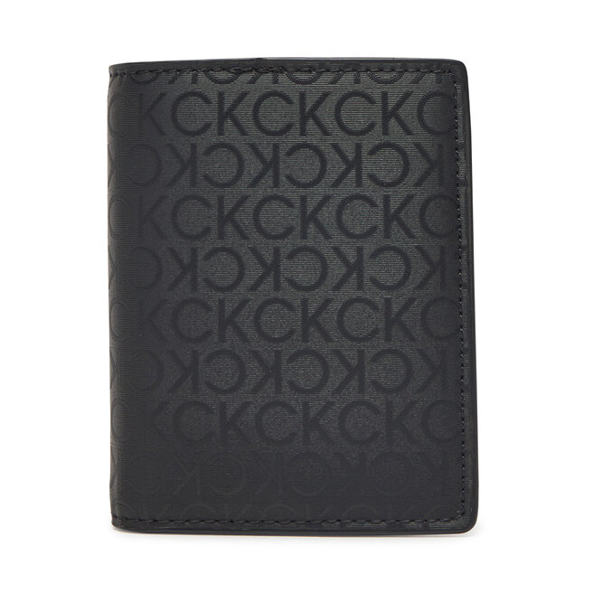 Portfel męski Calvin Klein Ck Sleek Bifold 7Cc W/Coin - Czarny