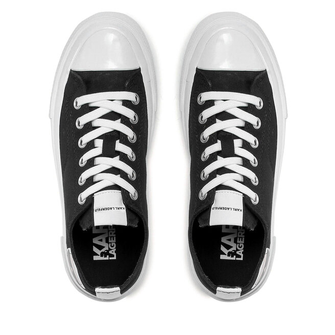 KARL LAGERFELD Кецове KARL LAGERFELD KL60310 Black Canvas