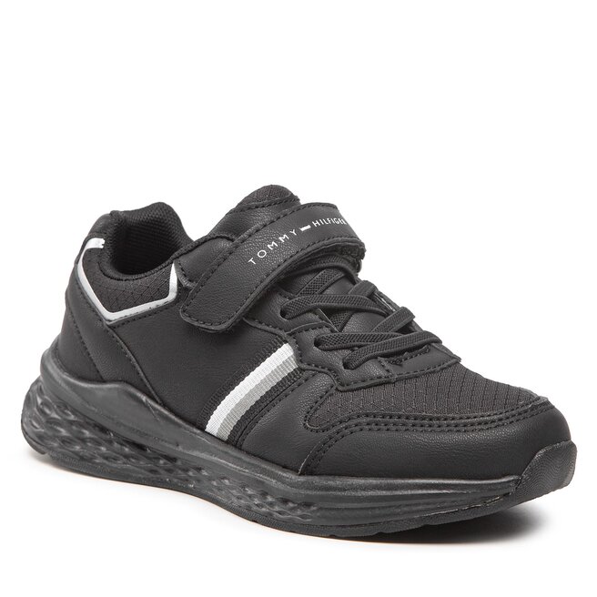 Sneakers Tommy Hilfiger Low Cut Lace-Up/Velcro Sneaker T3B9-32499-1443 M Black 999
