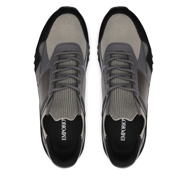 Emporio Armani Sneakers Emporio Armani X4X616 XN632 T426 Blk/Aspha/Milt/Grei