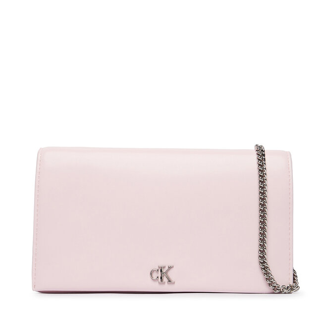 Torebka Calvin Klein Ck Wallet On Chain LV04F3319G Bordowy -