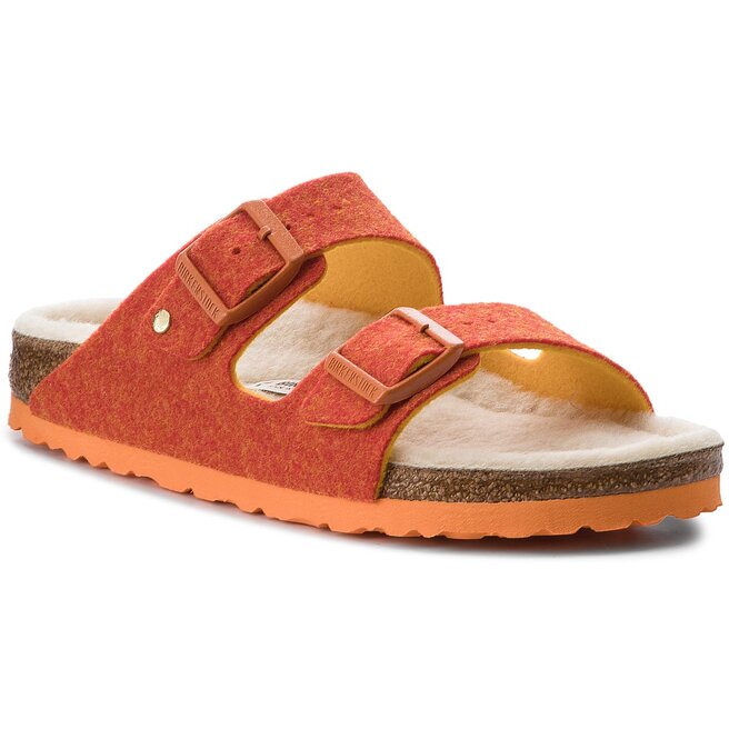 orange arizona birkenstocks